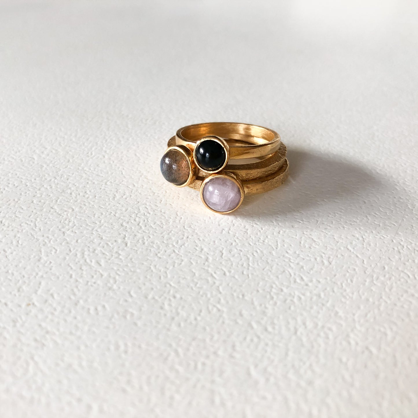 Cosmic ring with Kunzite