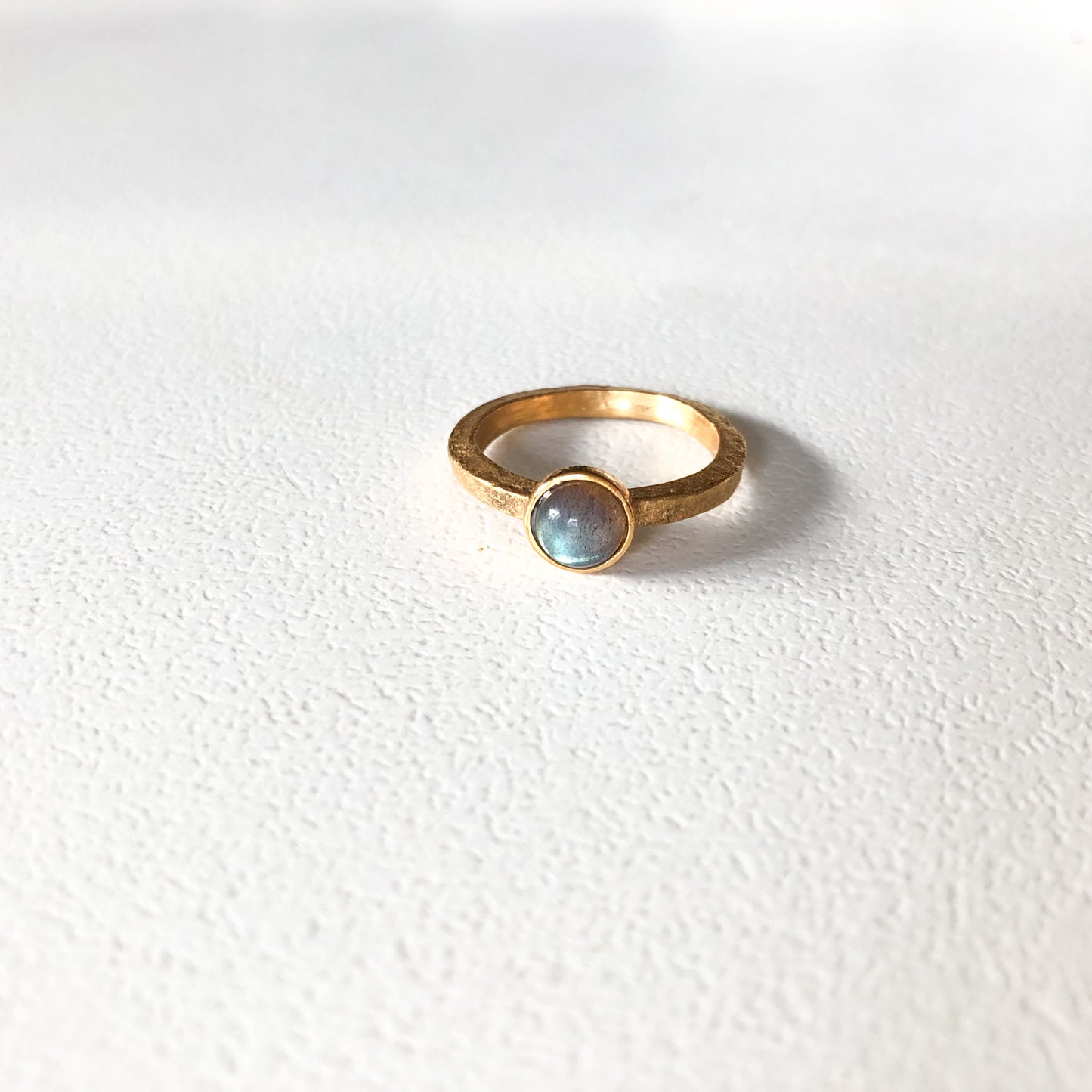 Cosmic ring with Labradorite