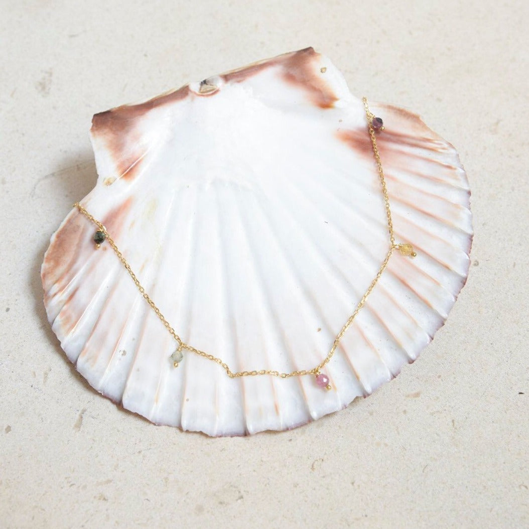 Mini tourmalines Necklace